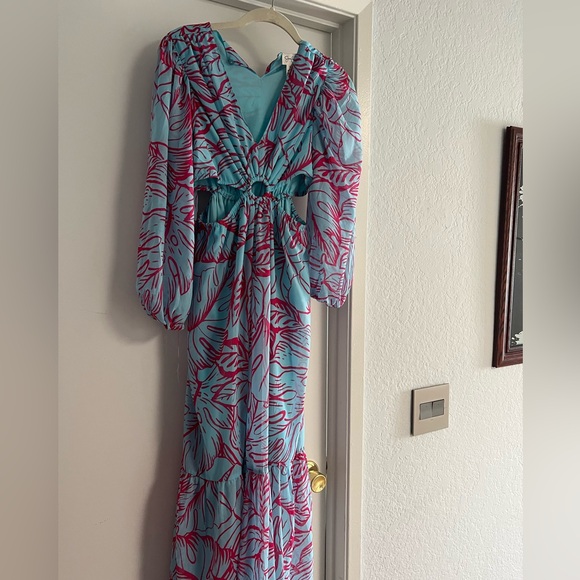 Jessica Simpson tropical maxi dress - Picture 5 of 8